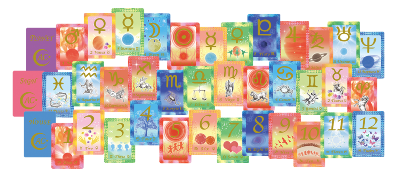 アストロカード全36枚のデザイン一覧